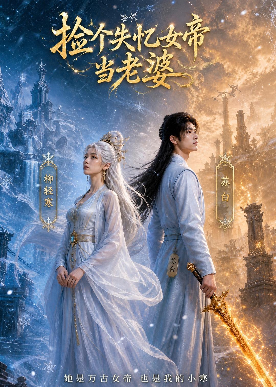 撿個失憶女帝當老婆 短劇封面