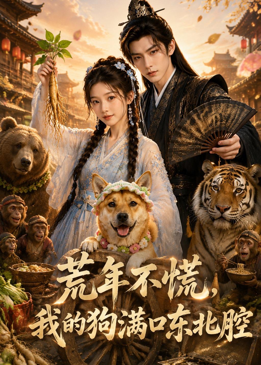 荒年不慌，我的狗滿口東北腔 短劇封面