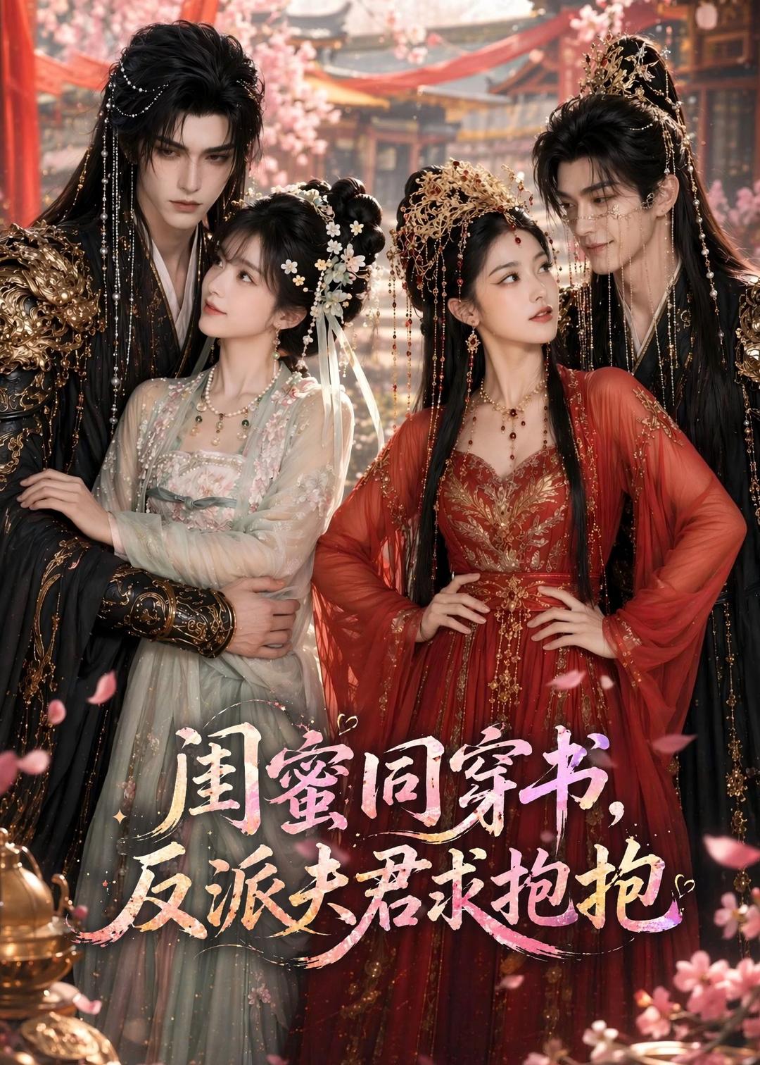 閨蜜同穿書，反派夫君求抱抱 短劇封面
