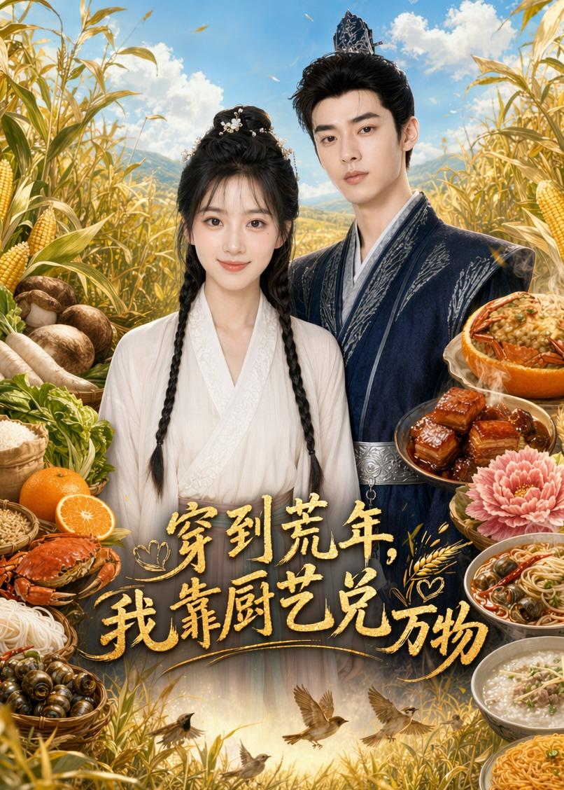 穿到荒年，我靠廚藝兌萬物 短劇封面
