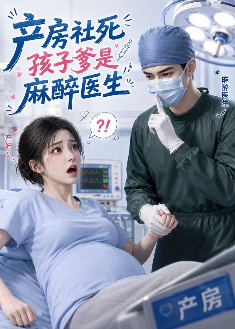 產房社死，孩子爹是麻醉醫生 短劇封面
