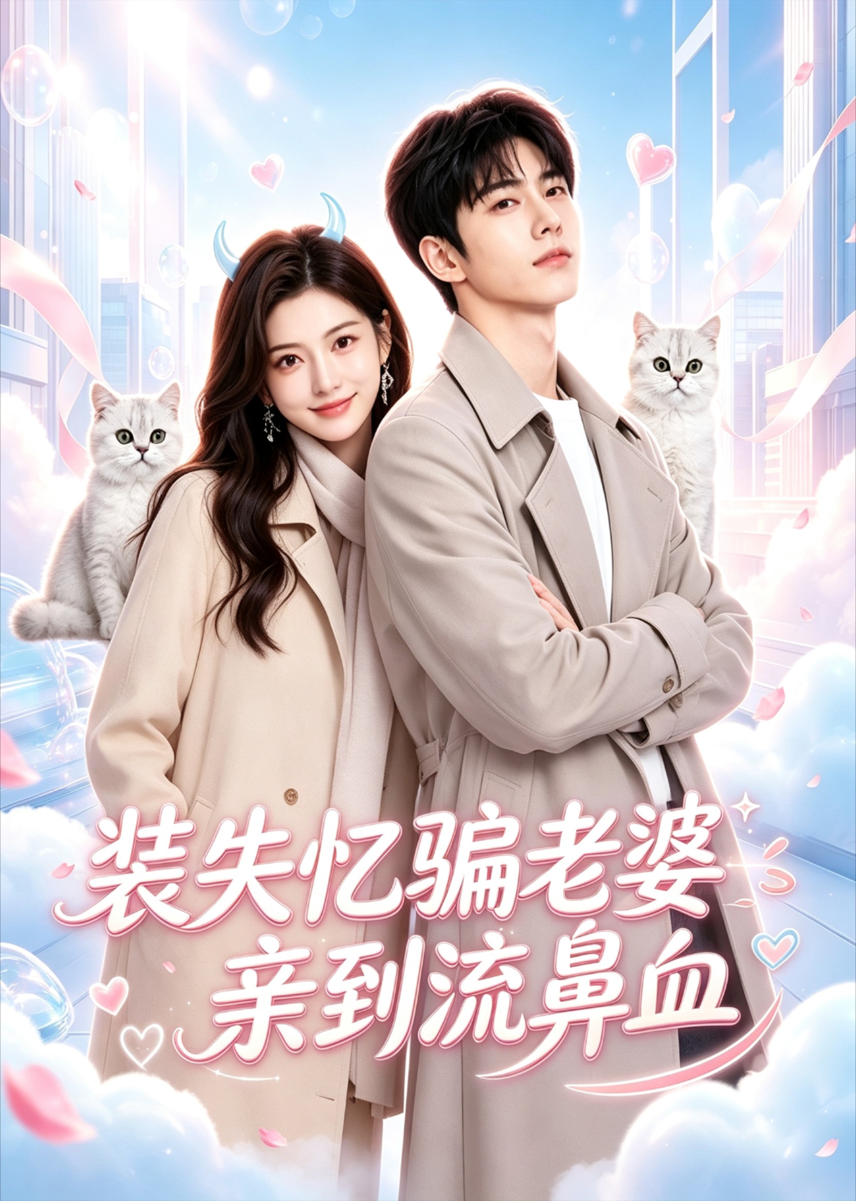 裝失憶騙老婆親到流鼻血 短劇封面