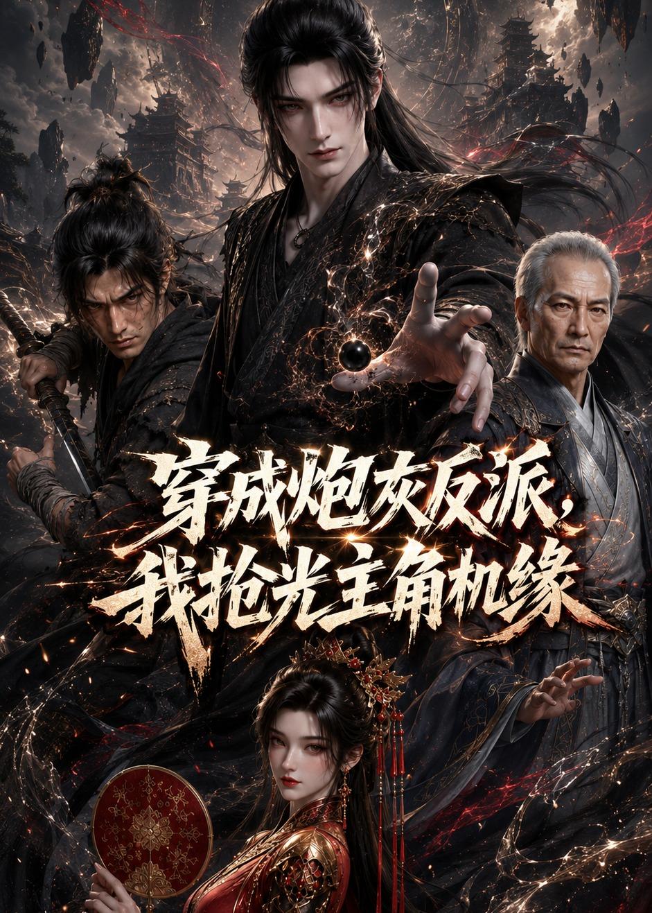 穿成炮灰反派，我搶光主角機緣 短劇封面