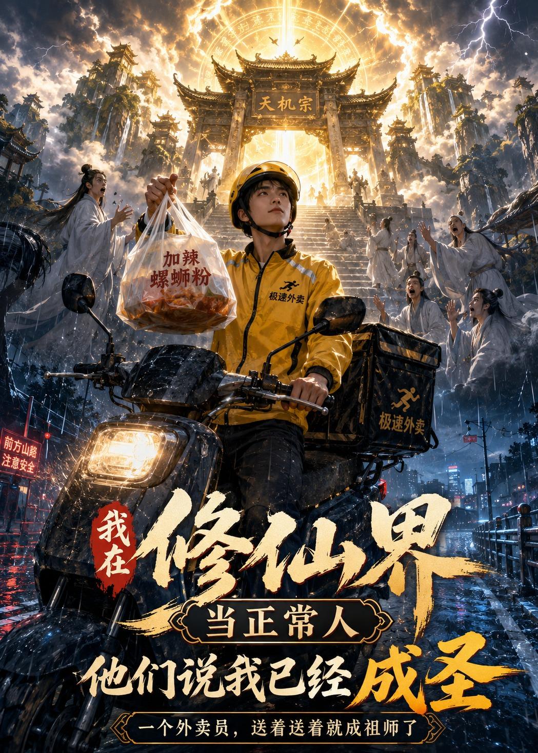 我在修仙界當正常人，他們說我已經成聖 短劇封面