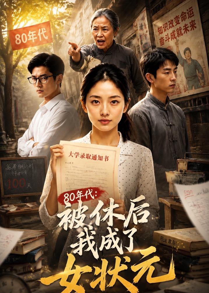 80年代：被休後我成了女狀元 短劇封面