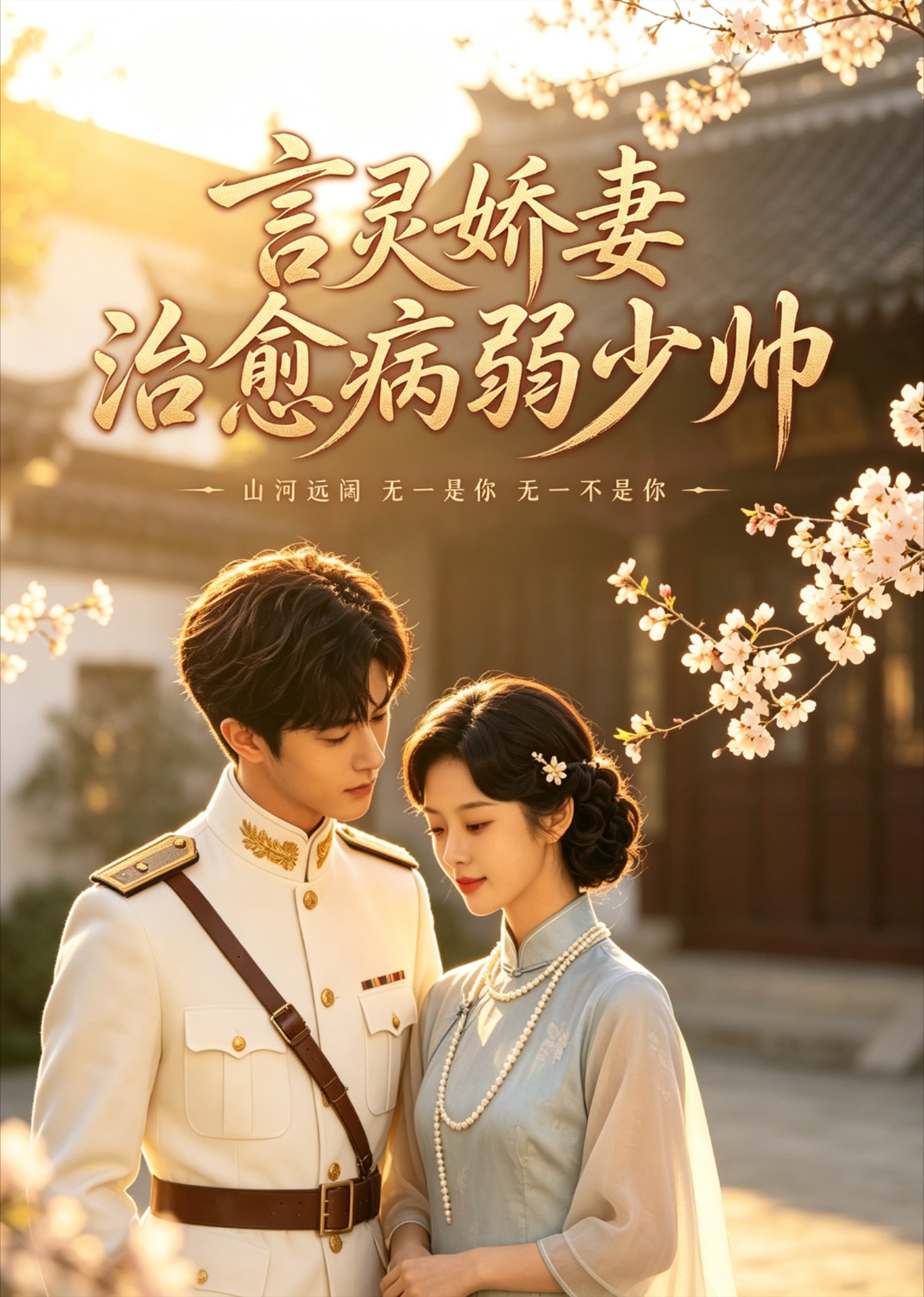 言靈嬌妻治愈病弱少帥 短劇封面