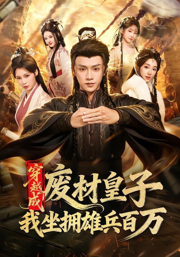 穿越成廢材皇子，我坐擁雄兵百萬 短劇封面