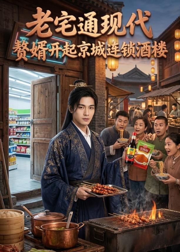 老宅通現代，贅婿開起京城連鎖酒樓 短劇封面