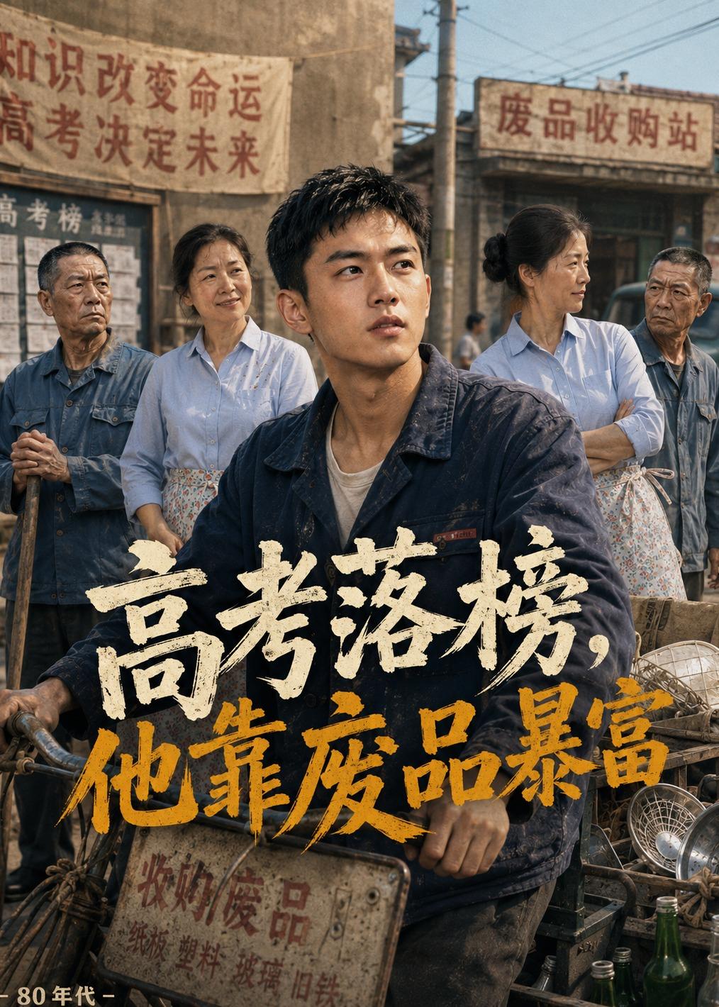 高考落榜，他靠廢品暴富 短劇封面