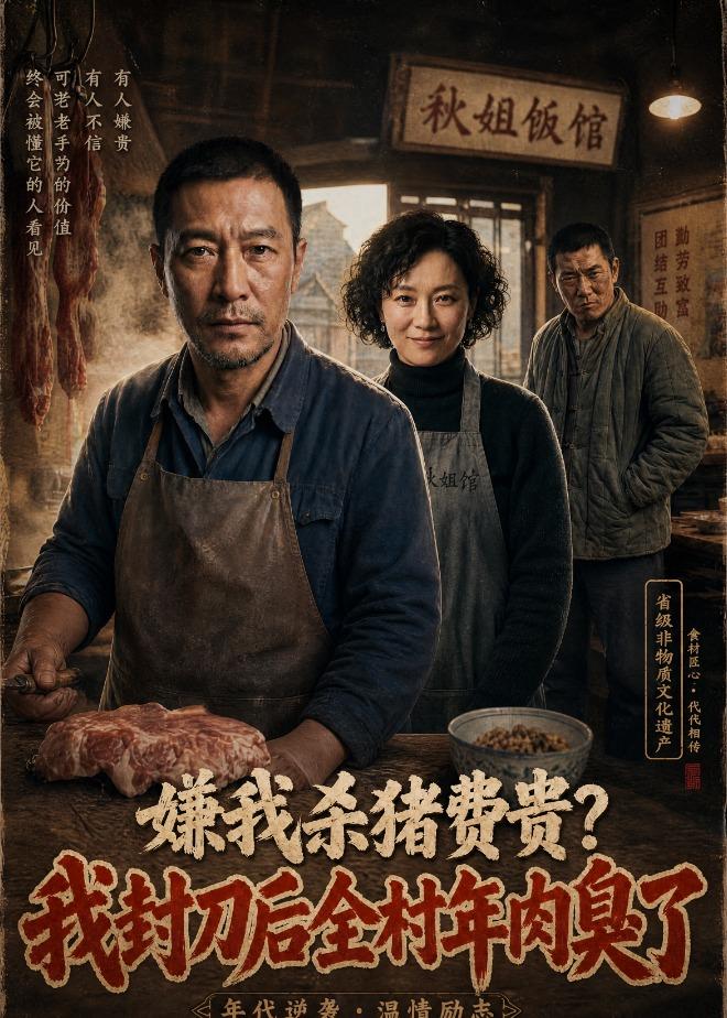 嫌我殺豬費貴，我封刀後全村年肉臭了 短劇封面