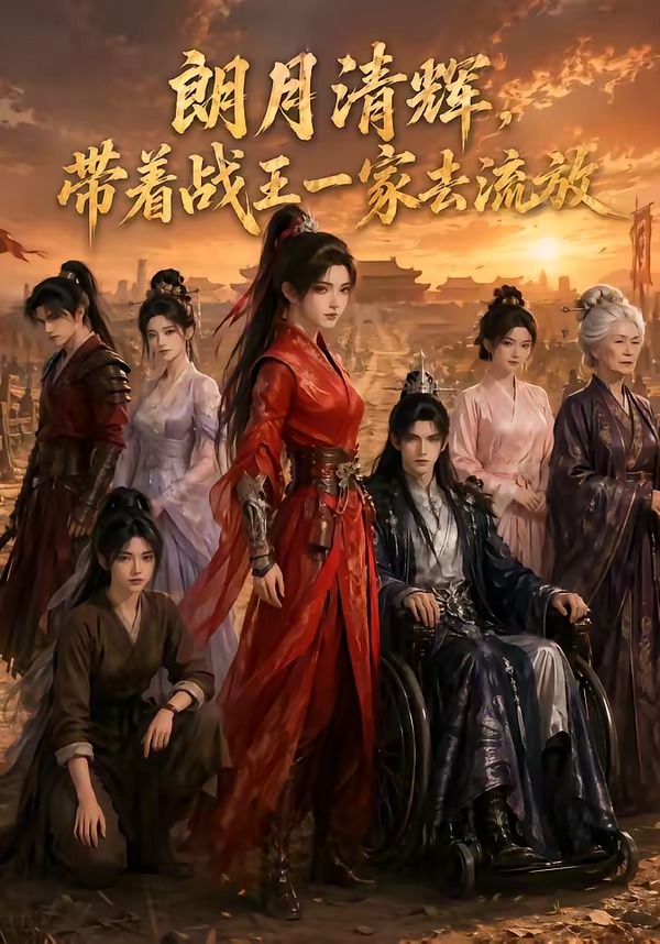 朗月清輝,帶著戰王一家去流放 短劇封面