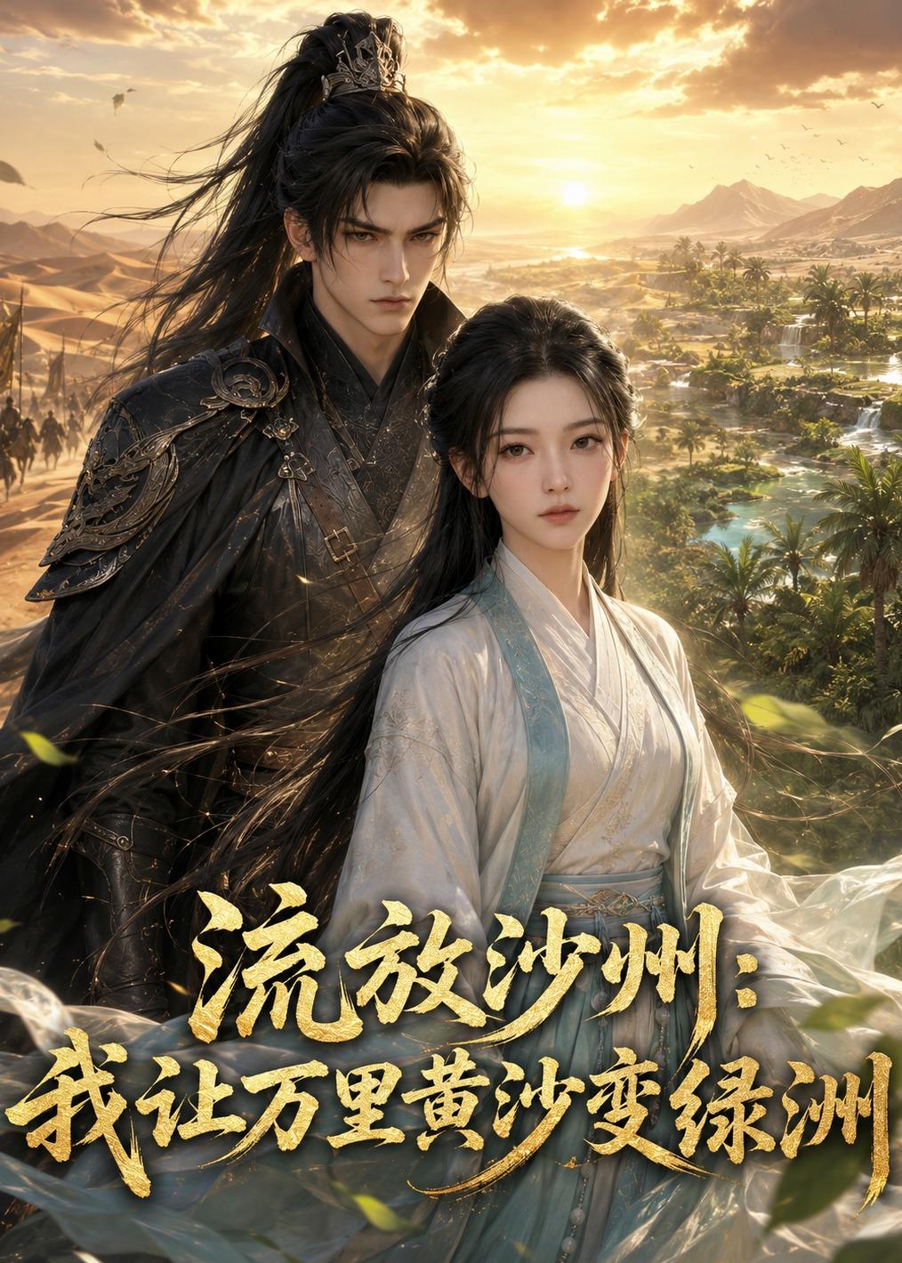 流放沙洲：我讓萬裡黃沙變綠洲 短劇封面