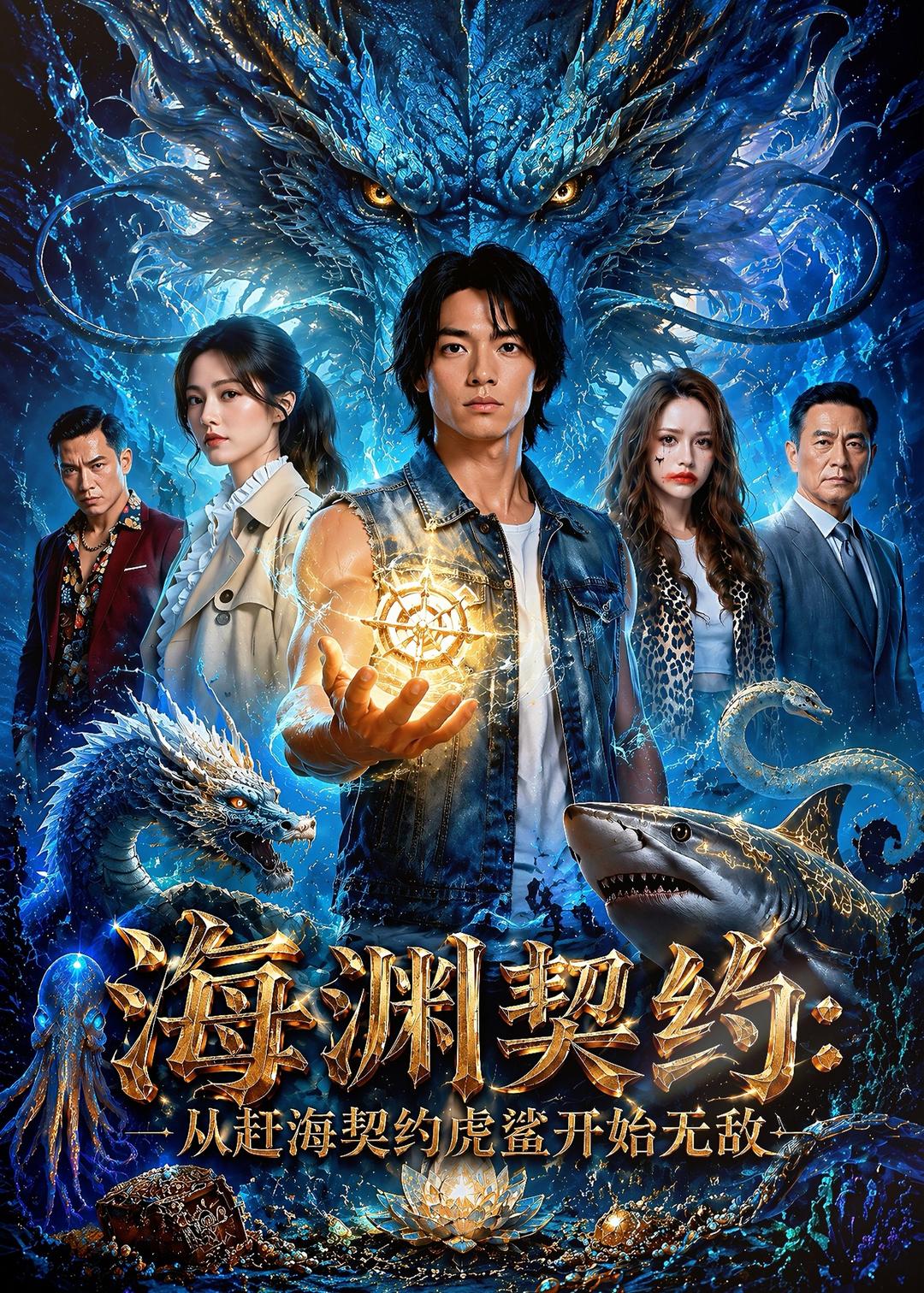海淵契約：從趕海契約虎鯊開始無敵 短劇封面