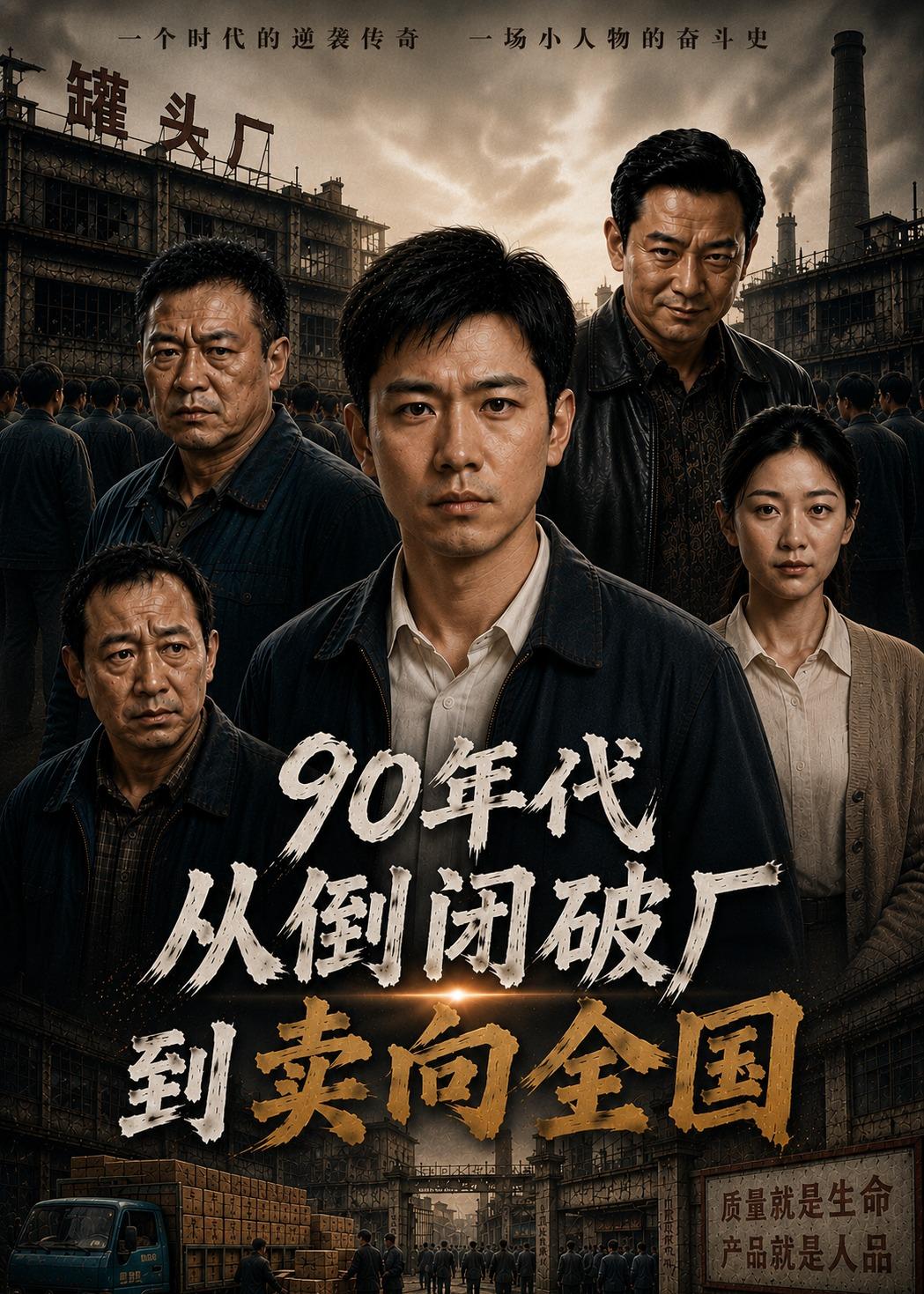 90年代從倒閉破廠到賣向全國 短劇封面