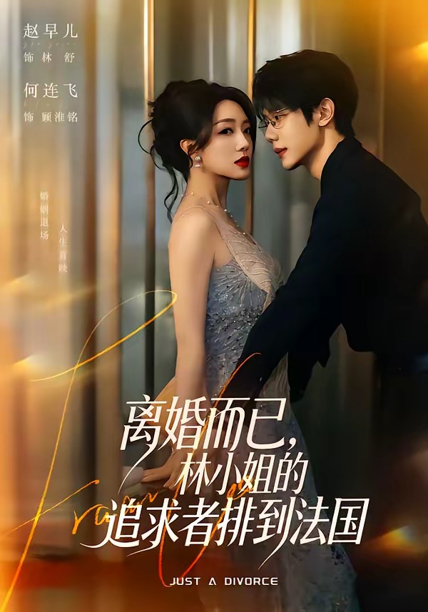 離婚而已，林小姐的追求者排到法國 短劇封面