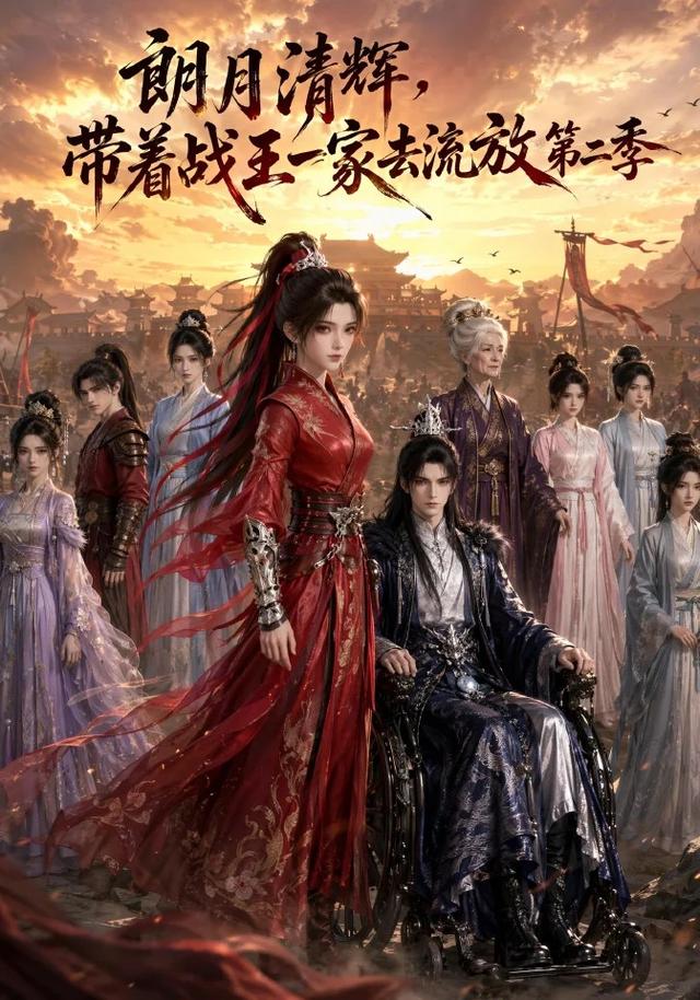 朗月清輝,帶著戰王一家去流放第二季 短劇封面
