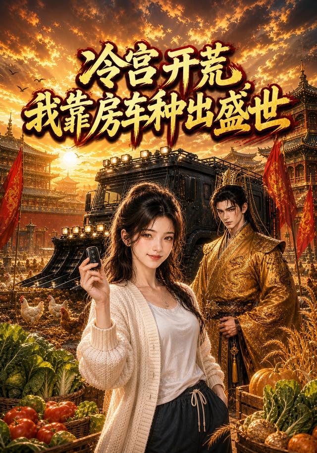 冷宮開荒，我靠房車種出盛世 短劇封面