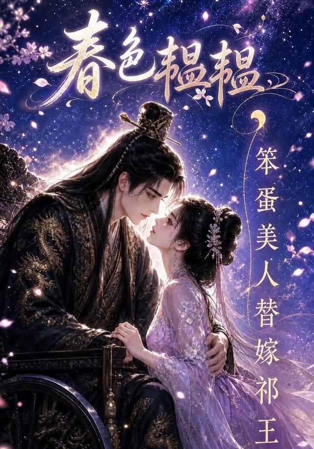 春色韞韞，笨蛋美人替嫁祁王 短劇封面