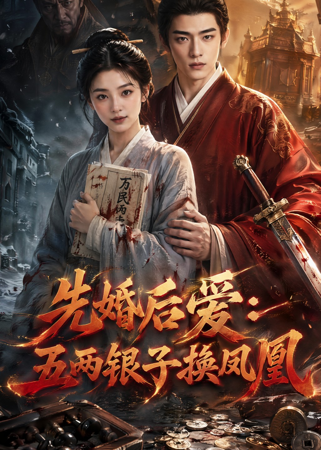 先婚後愛：五兩銀子換鳳凰 短劇封面