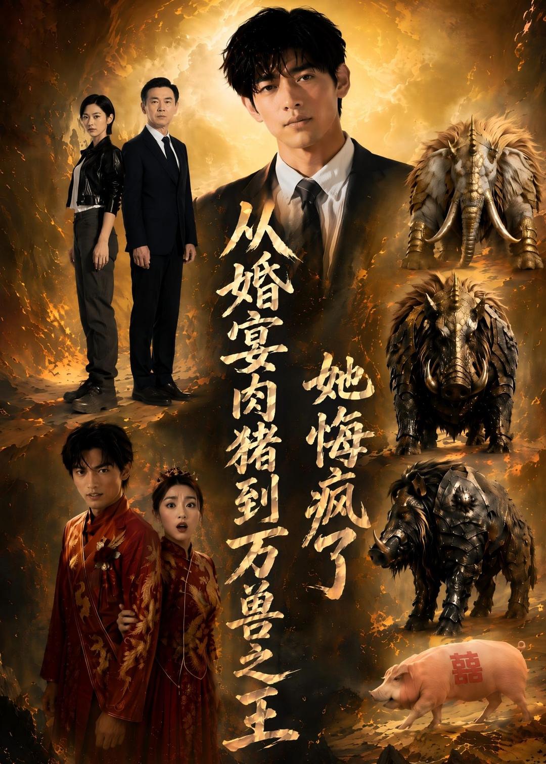 從婚宴肉豬到萬獸之王，她悔瘋了 短劇封面