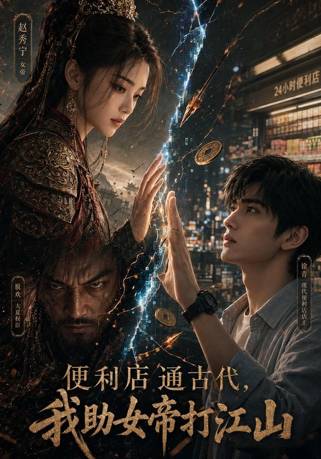 便利店通古代，我助女帝打江山 短劇封面