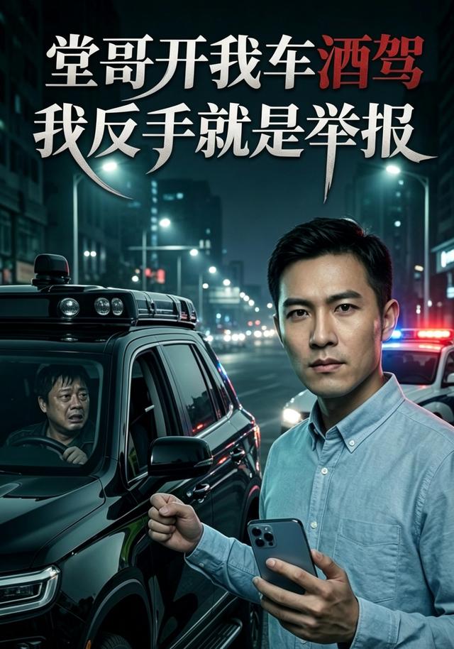 堂哥開我車酒駕：我反手就是舉報 短劇封面