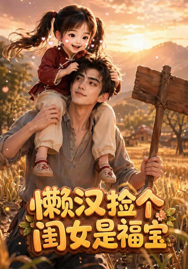 懶漢撿個閨女是福寶 短劇封面