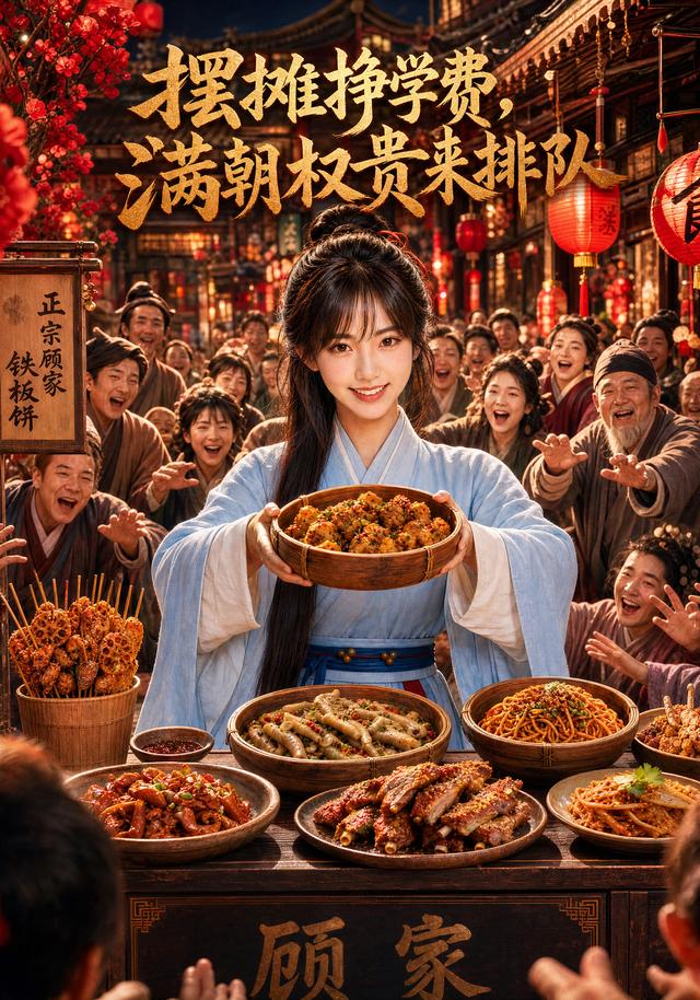 擺攤掙學費，滿朝權貴來排隊 短劇封面