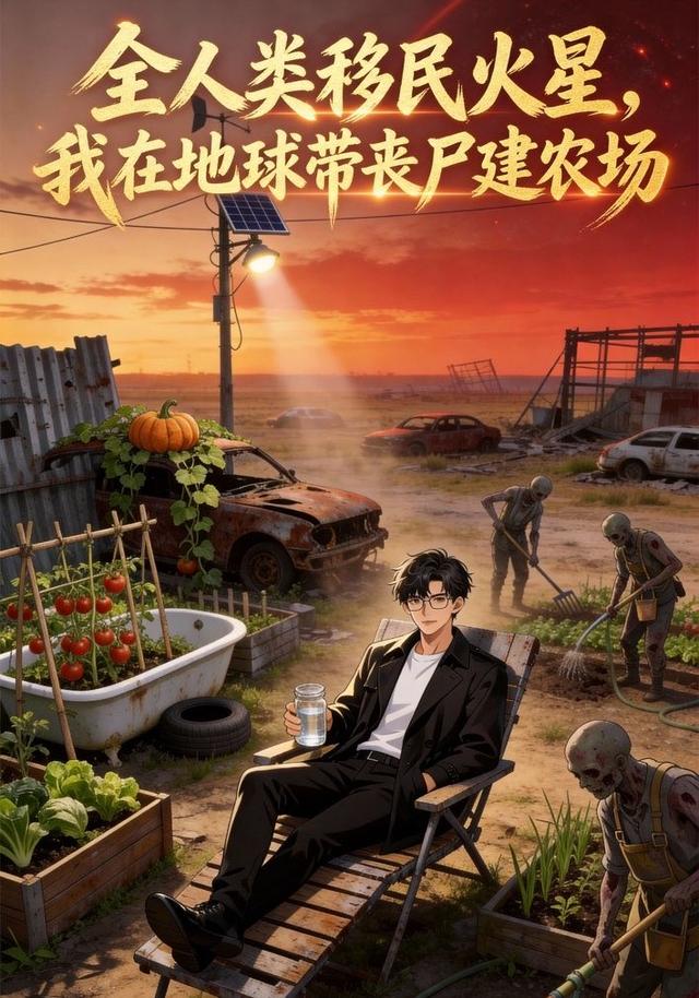 全人類移民火星，我在地球帶喪屍建農場 短劇封面