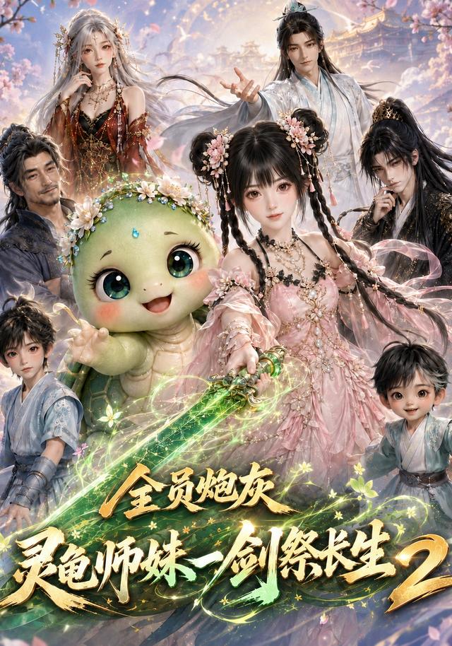 全員炮灰，靈龜師妹一劍祭長生第二季 短劇封面