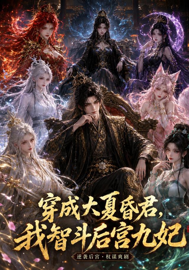 穿成大夏昏君，我智鬥後宮九妃 短劇封面