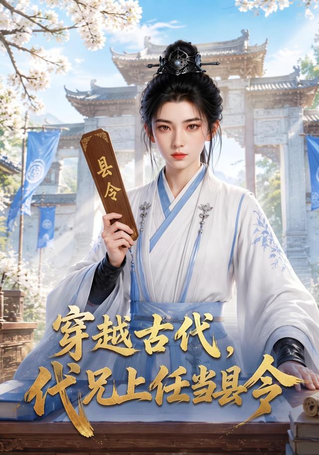 穿越古代，代兄上任鐵當縣令 短劇封面