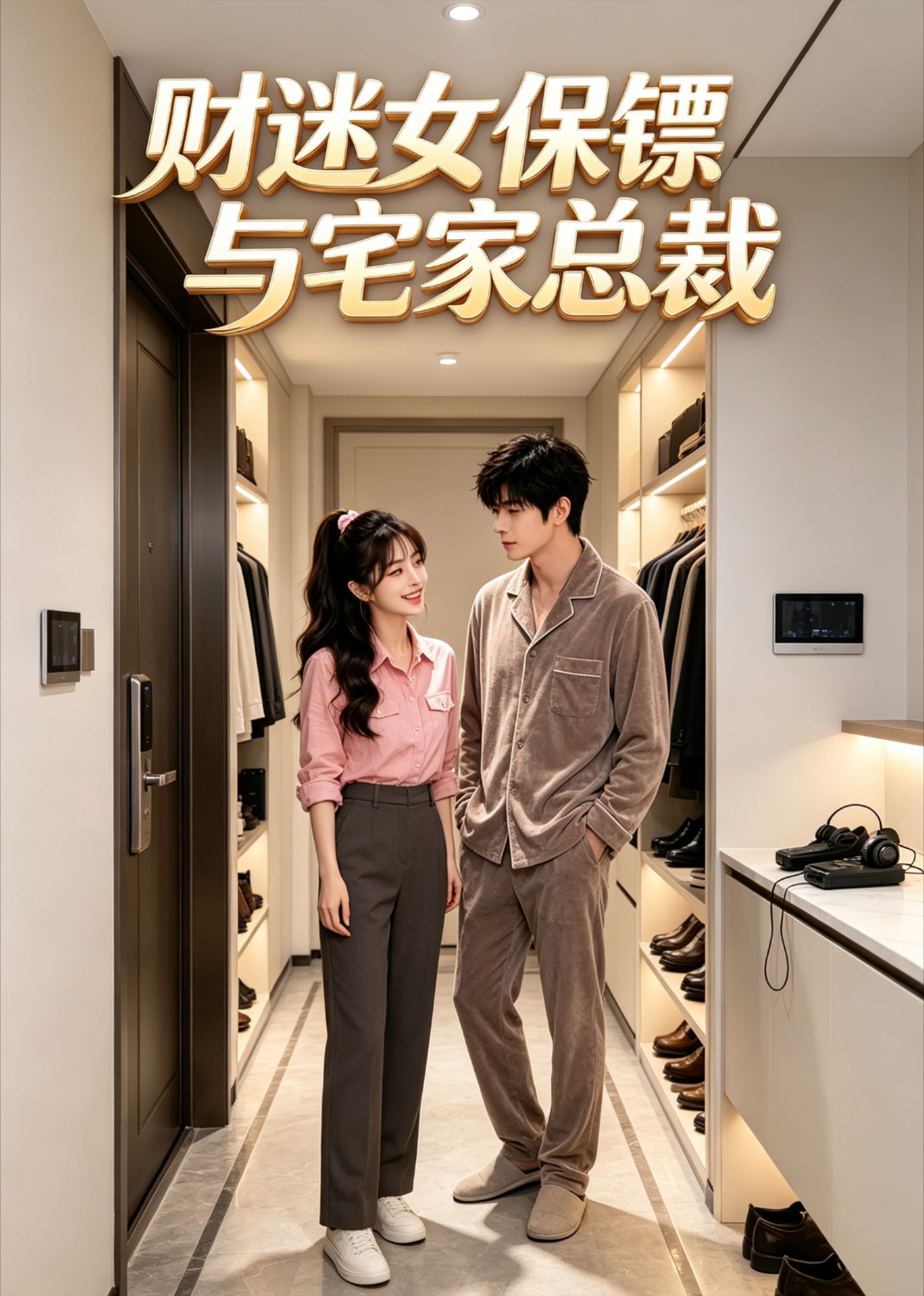 財迷女保鏢與宅家總裁 短劇封面