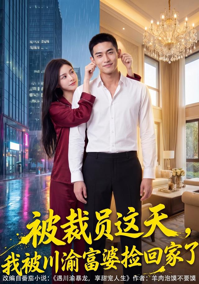 被裁員這天，我被渝富婆婆撿回家了 短劇封面