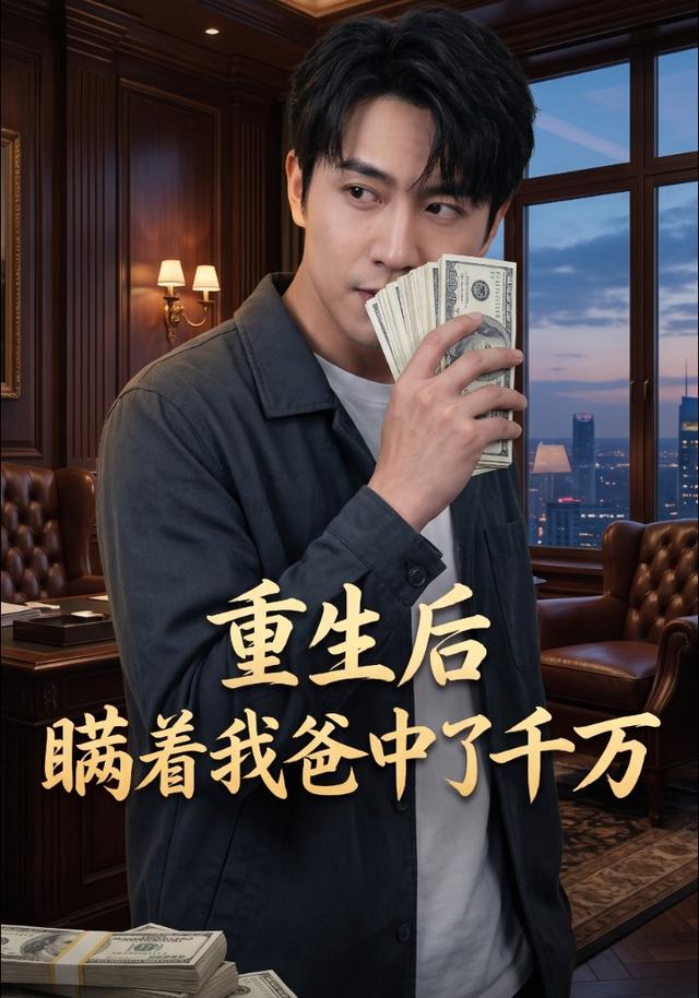 重生後瞞著我爸中了千萬 短劇封面