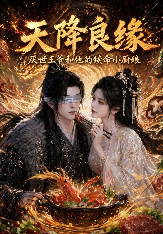 天降良緣：厭世王爺和他的續命小廚娘 短劇封面