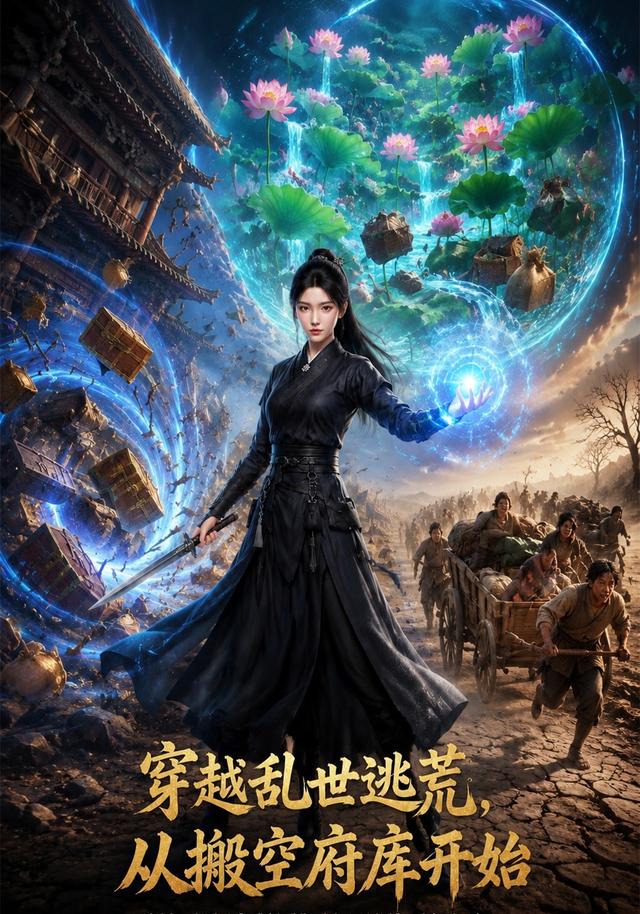 穿越亂世逃荒，從搬空府庫開始 短劇封面