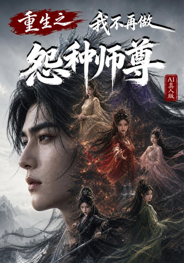 重生之我不再做怨種師尊AI真人版 短劇封面