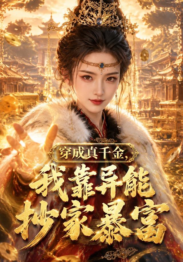 穿成真千金，我靠異能抄家暴富 短劇封面
