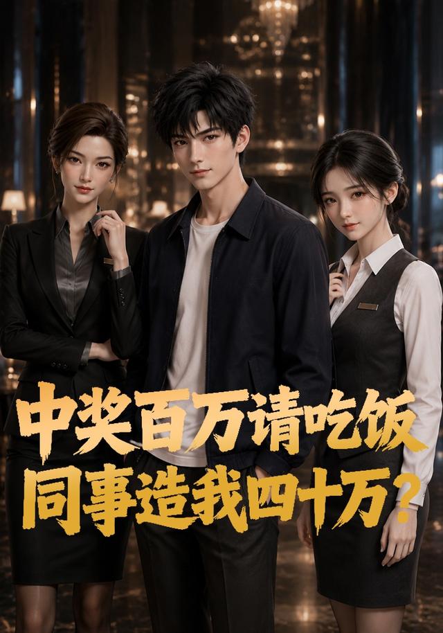 中獎百萬請吃飯，同事造我四十萬？ 短劇封面