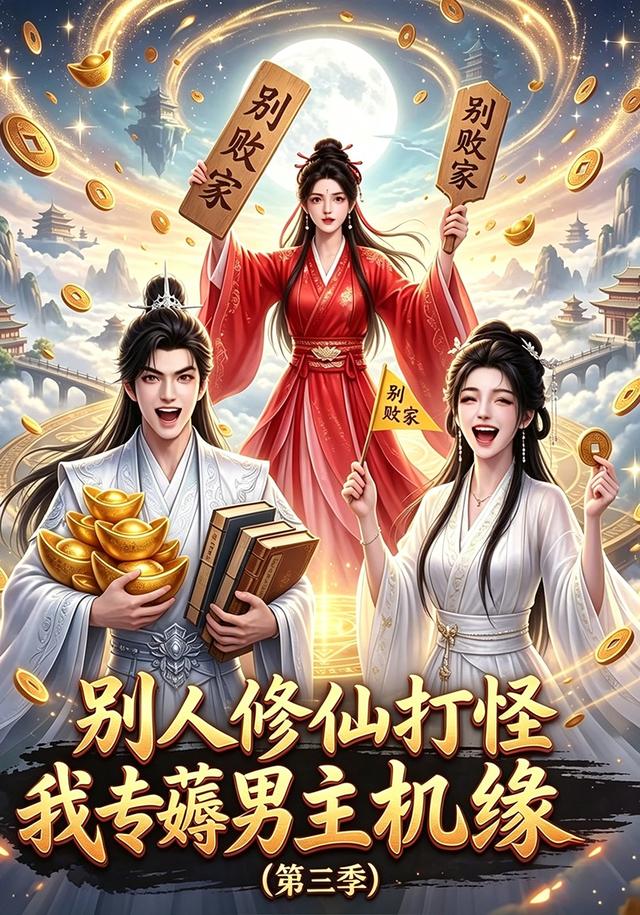 別人修仙打怪我專薅男主機緣（第三季） 短劇封面