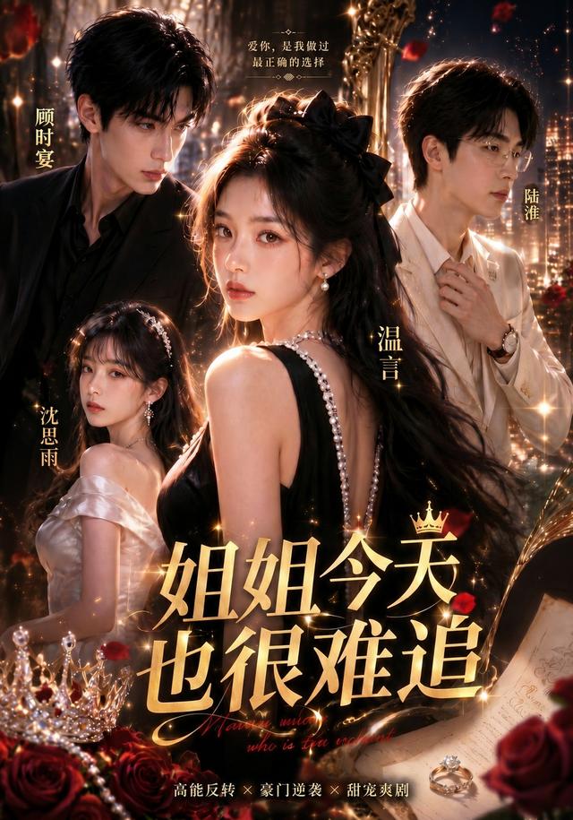 姐姐今天也很難追 短劇封面