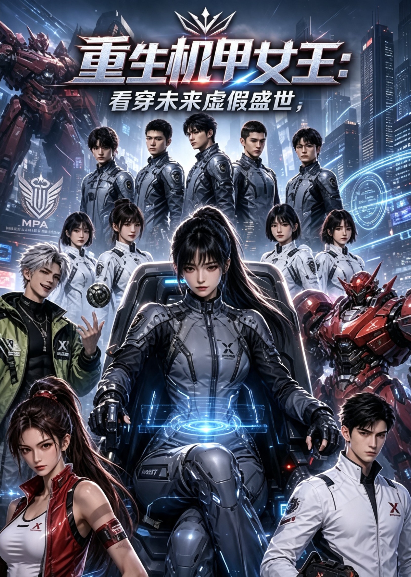 重生機甲女王，看穿未來虛假盛世 短劇封面