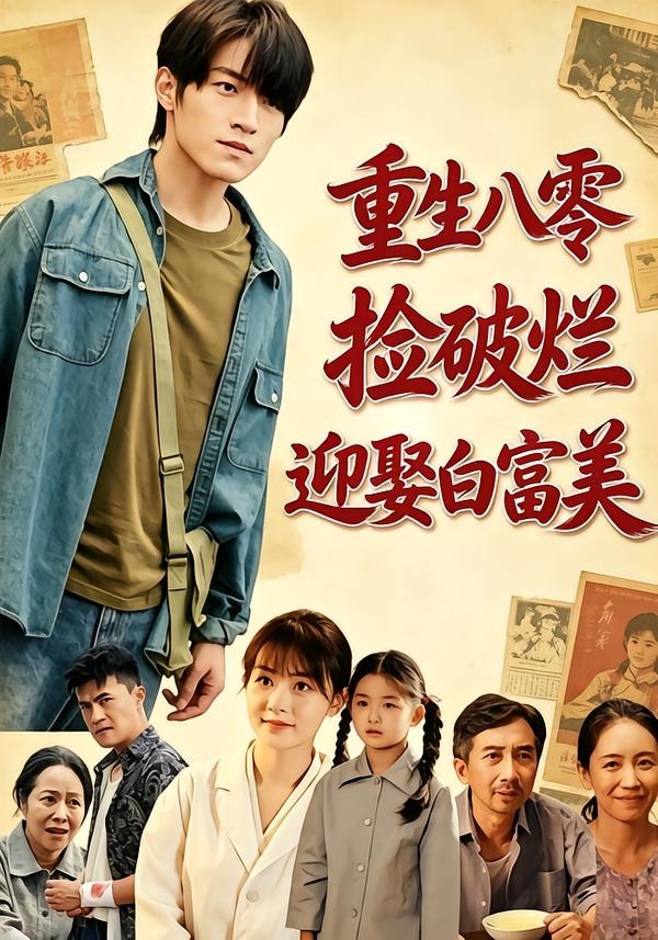 重生八零，撿破爛迎娶白富美 短劇封面