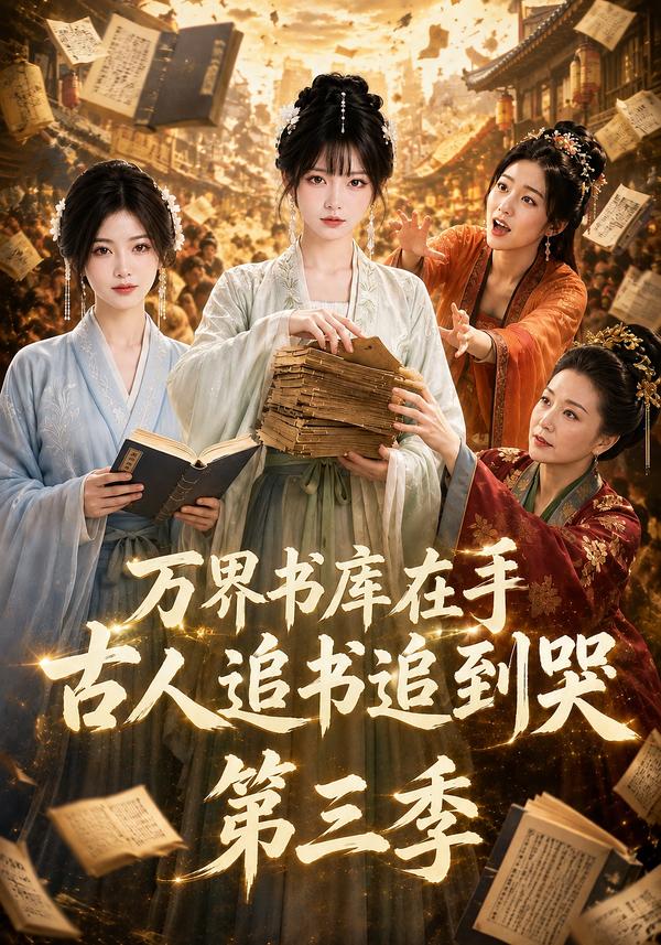 萬界書庫在手，古人追書追到哭第三季 短劇封面