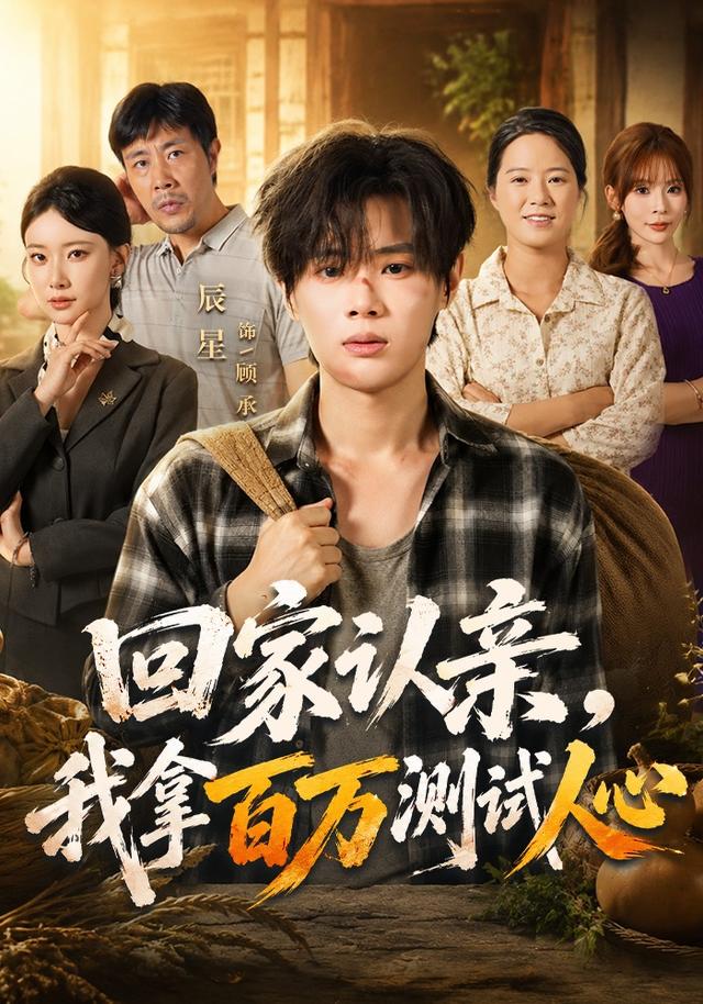 回家認親，我拿百萬測試人心 短劇封面