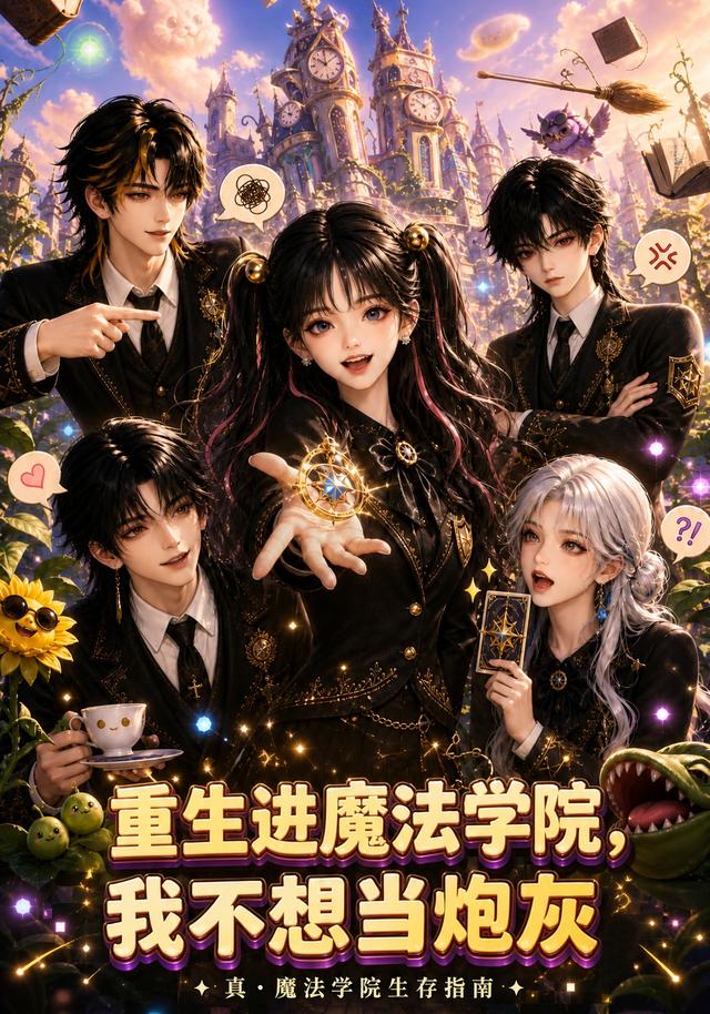 重生進魔法學院，我不想當炮灰 短劇封面