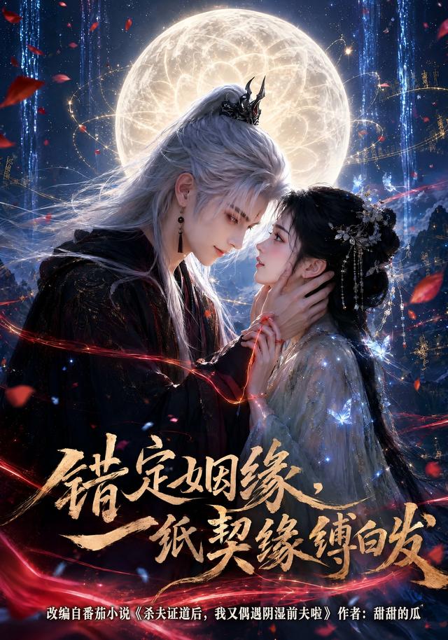 錯定姻緣，一紙契緣縛白發 短劇封面