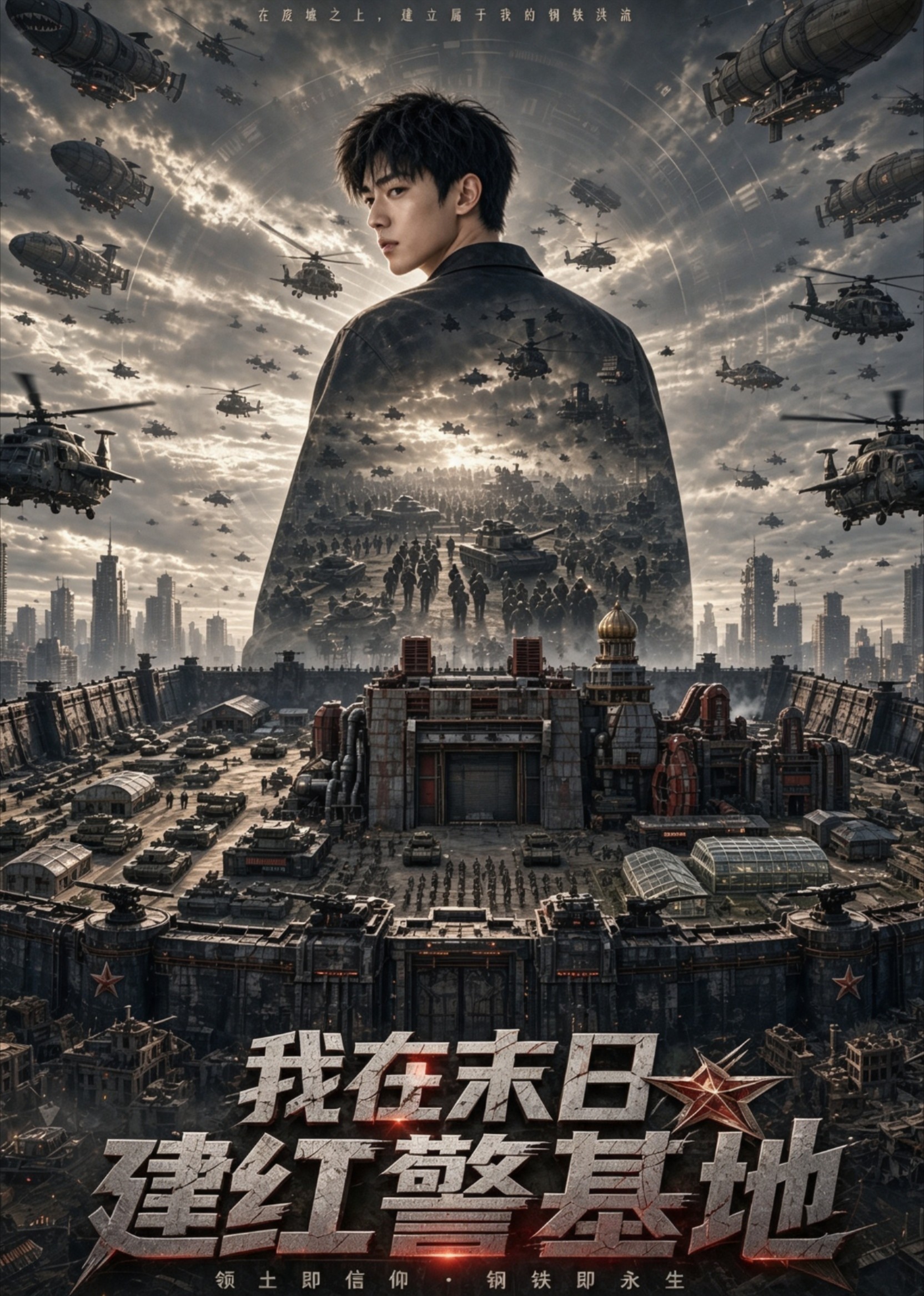 我在末日建紅警基地 短劇封面
