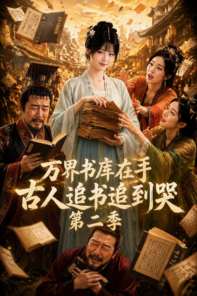 萬界書庫在手，古人追書追到哭第二季 短劇封面